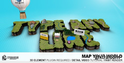 Videohive Map Your World 9694598