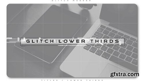 Videohive Glitch Modern Lower Thirds 20952949