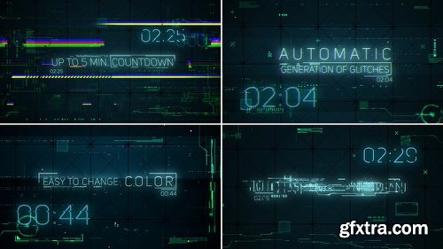 Videohive Hi-Tech Glitches (Countdown and Titles) 21994356