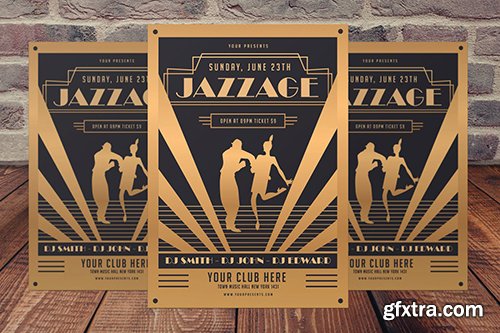 Jazz Age Party Flyer