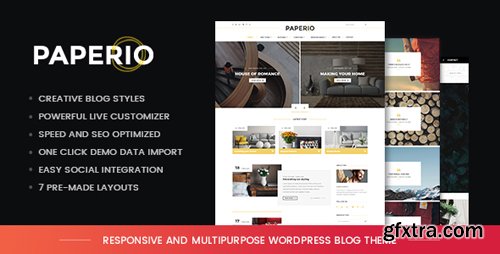 ThemeForest - Paperio v1.5 - Responsive and Multipurpose WordPress Blog Theme - 19342188 - NULLED