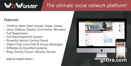 CodeCanyon - WoWonder v1.5.6.1 - The Ultimate PHP Social Network Platform - 13785302 - NULLED