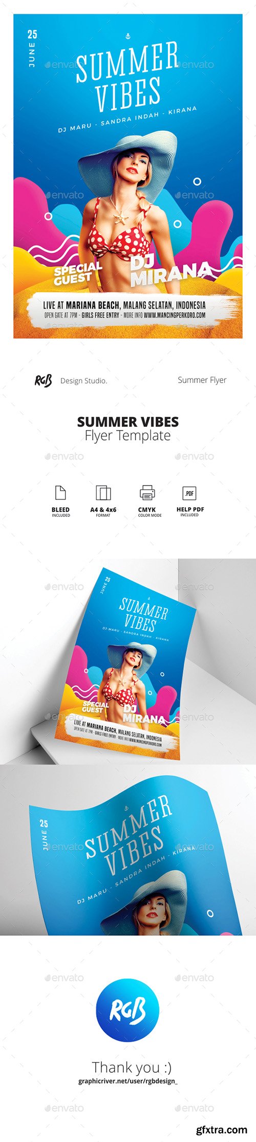 Summer Vibes Flyer / Poster 22080476
