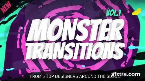 Videohive Monster Transitions 21652717