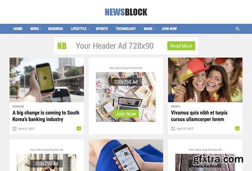 HappyThemes - NewsBlock Pro v1.4 - WordPress Magazine Theme