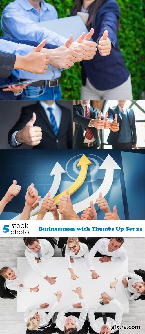 Photos - Businessman with Thumbs Up Set 21