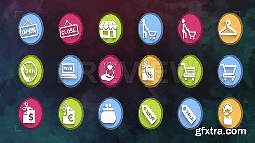 Ultimate Shopping Icons Pack 87112