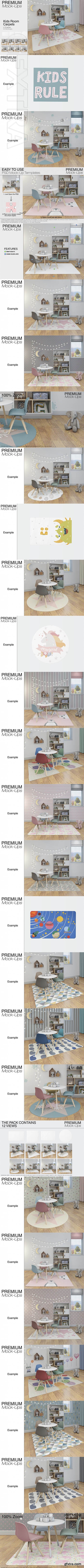 GR - Kids Room Carpets - 4 Shapes