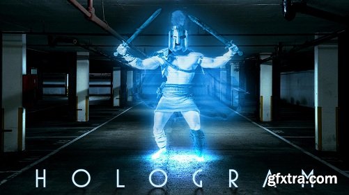 How to Create the Look of a Classic, Retro, HOLOGRAM in Photoshop!