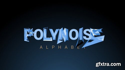 Videohive PolyNoise Alphabet - Animated Typeface 16871115