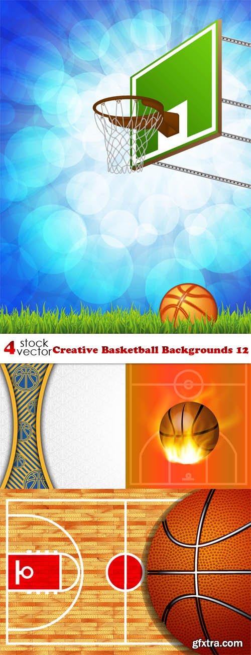 Vectors - Creative Basketball Backgrounds 12