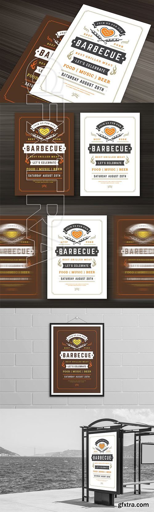 CreativeMarket - Barbecue Party Flyer Template 2634595