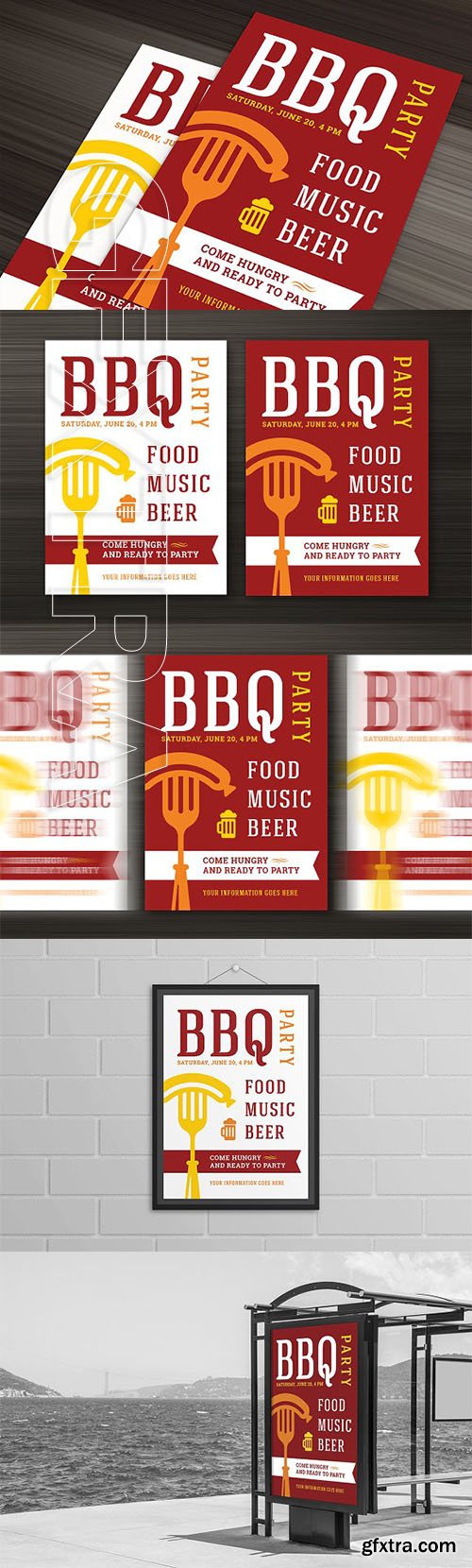 CreativeMarket - Barbecue Party Flyer Template 2634594