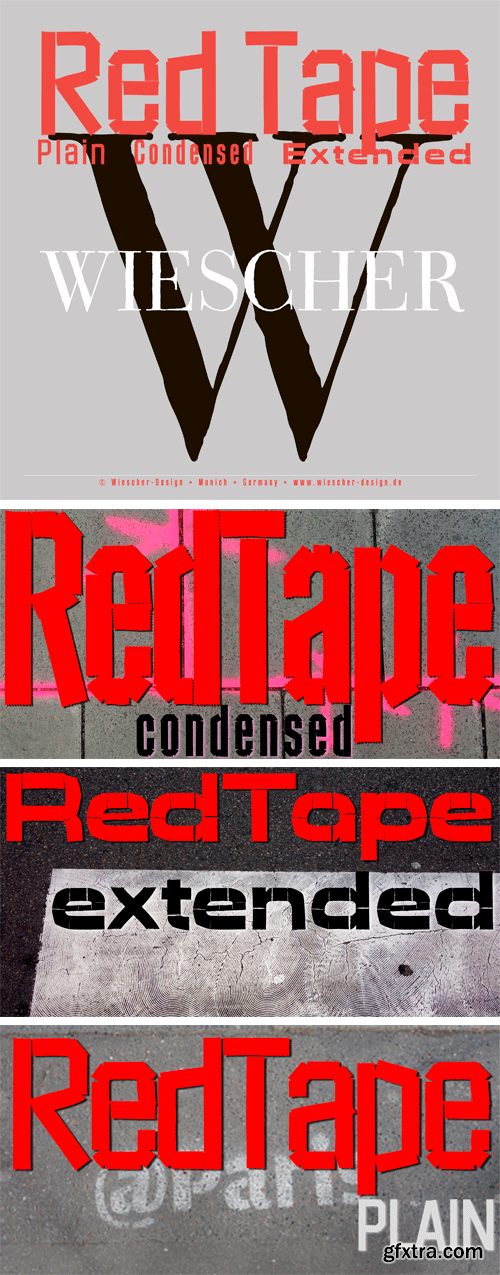 Red Tape Font Family