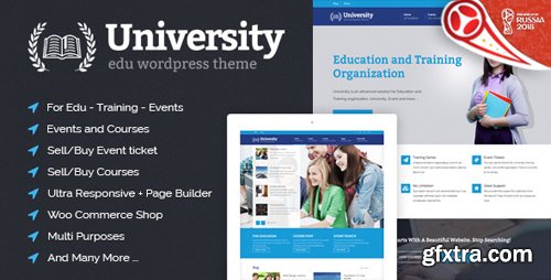 ThemeForest - University v2.1.3.1 - Education, Event and Course Theme - 8412116