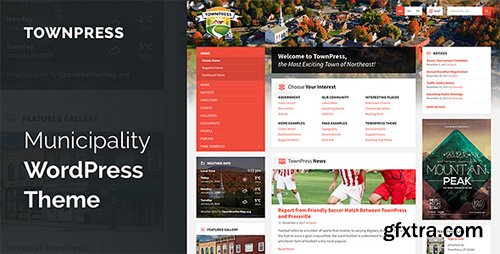 ThemeForest - TownPress v2.2.1 - Municipality WordPress Theme - 11490395