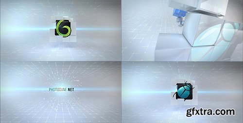 Videohive Clean Cubes Logo Reveal 20617175