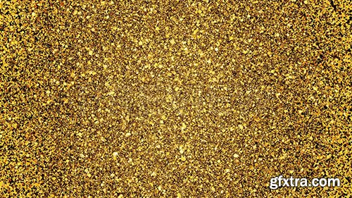Golden Glitter Background Loop 87462