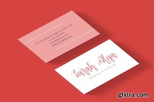 Wedding & Fashion Business Card Template