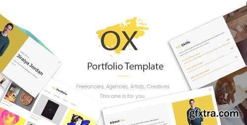 ThemeForest - OX v1.0 - Creative Personal Portfolio Template - 20580702