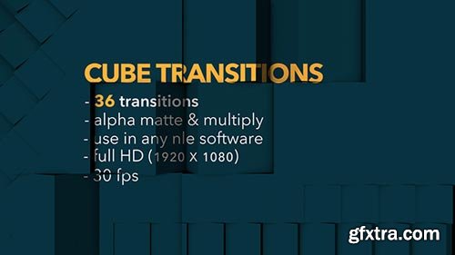 Videohive - Cube Transitions - 36 Pack - 20284088