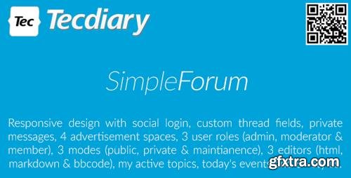 CodeCanyon - Simple Forum v1.2.2 - Responsive Bulletin Board - 13289844