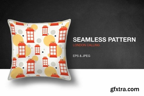 London Calling Seamless Pattern