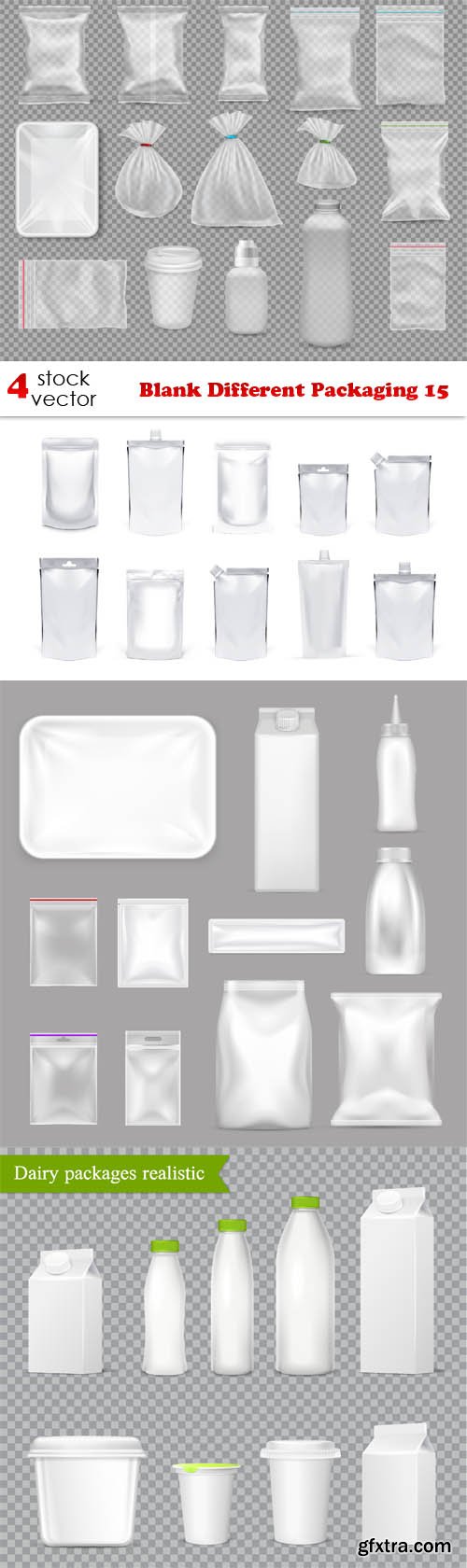 Vectors - Blank Different Packaging 15