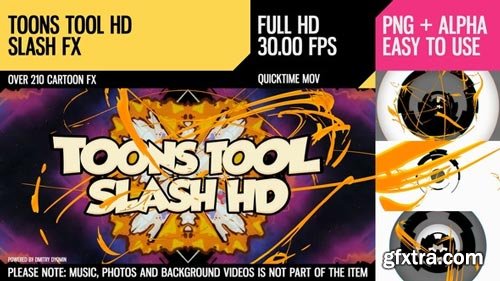 Videohive - Toons Tool 4K (Slash FX) - 21100296
