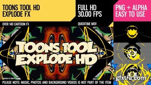 Videohive - Toons Tool HD (Explode FX) - 21202467