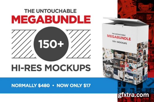 The Untouchable MegaBundle 150+ Hi-Res Mockups