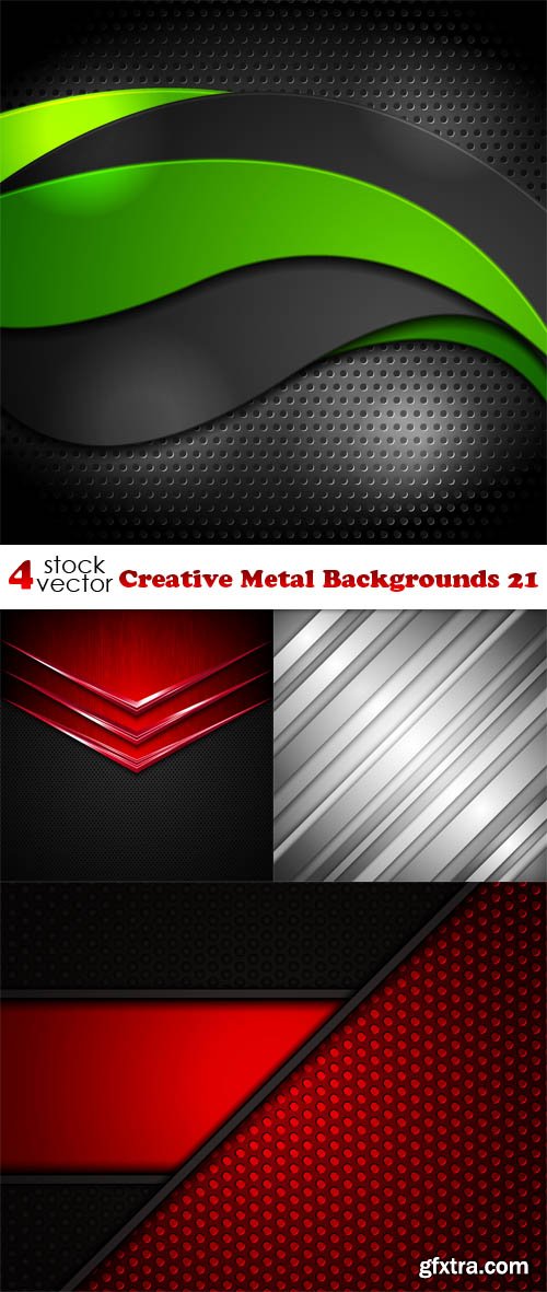 Vectors - Creative Metal Backgrounds 21