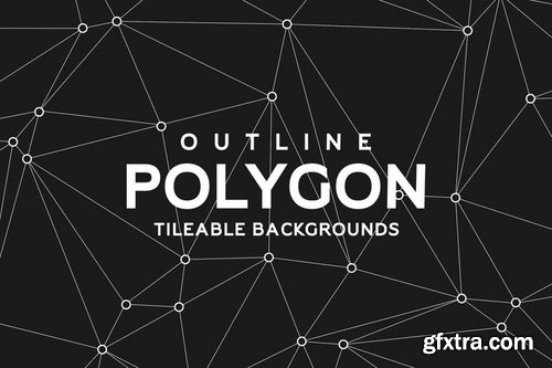 Outline Polygon Tileable Backgrounds