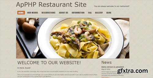 CodeCanyon - PHP Restaurant Menu and Reservation Site v2.2.3 - 19768228