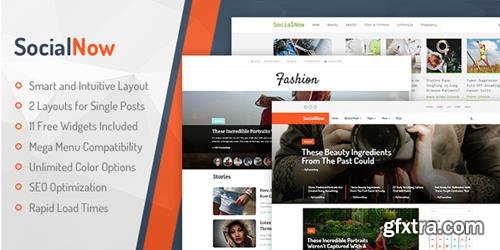 MyThemeShop - SocialNow v1.1.4 - Beautiful & Modern Magazine WordPress Theme