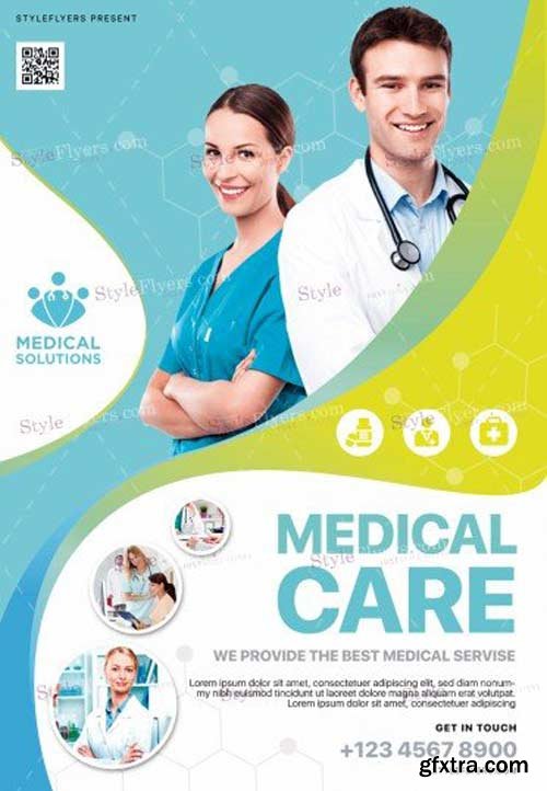 Medical Care V5 2018 PSD Flyer Template
