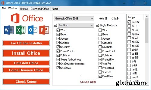 Office 2013-2016 C2R Install Lite 6.2