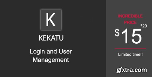 CodeCanyon - Kekatu v1.0 - Advanced PHP Login and User Management - 21140647