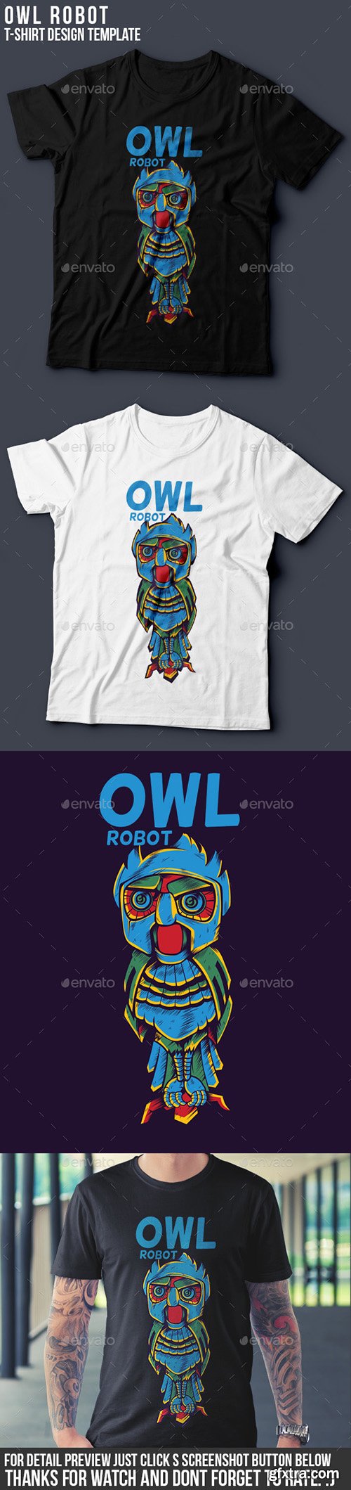 GraphicRiver - Owl Robot 9516420