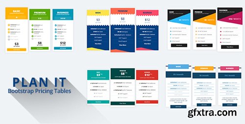 CodeCanyon - PLAN IT v1.0 - Bootstrap Pricing Tables - 21858553