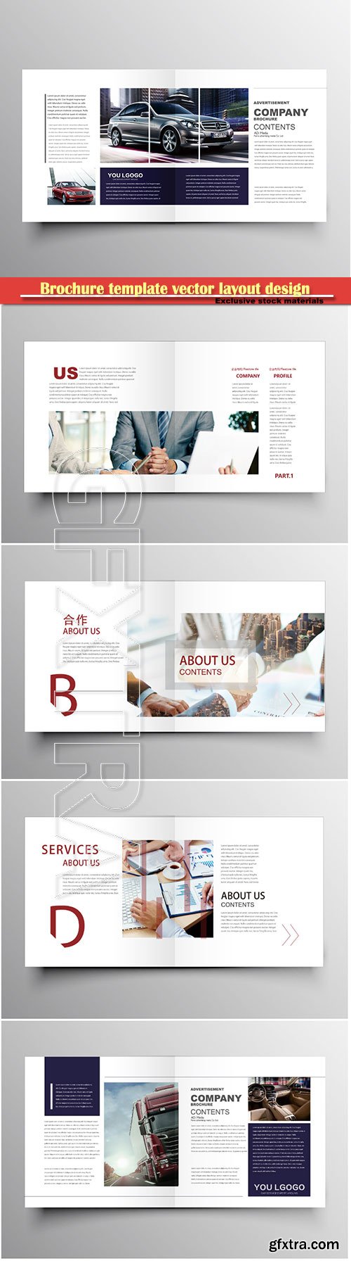 Brochure template vector layout design, corporate business annual report, magazine, flyer mockup # 180