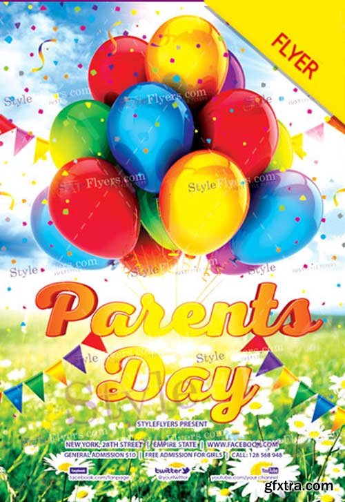 Parents’ Day V7 2018 Flyer PSD Template