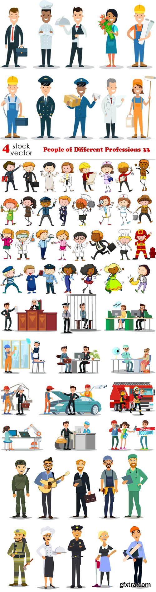 Vectors - People of Different Professions 33