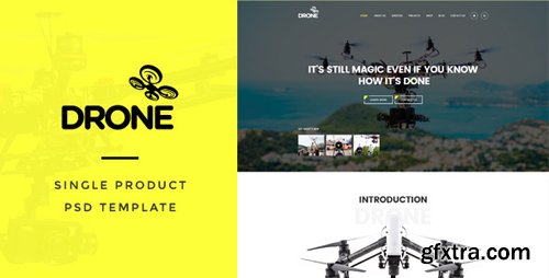 ThemeForest - Drone v1.0 - Single Product PSD Template - 15772763