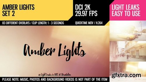 Videohive Amber Lights (HD Set 2) 21283298