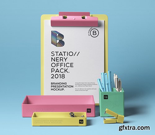 Psd Stationery Office Pack Mockup