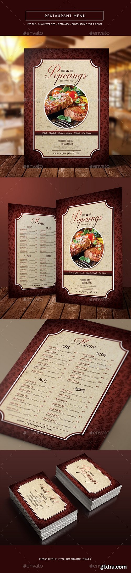 Graphicriver - Elegant Restaurant Menu 14144224
