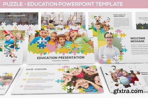 Puzzle - Education Powerpoint Template