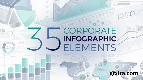 Videohive 35 Corporate Infographic Elements 20399847