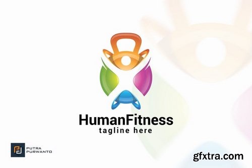 Human Fitness - Logo Template